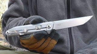 Нож Sanrenmu 1161 обзор и тесты. Стильный флиппер с подшипниками. Сравнение с Ruike