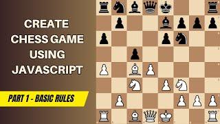 Chess Game Using Html CSS And JavaScript