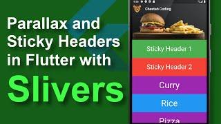 Parallax Effects and Sticky Headers in Flutter with Slivers