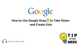 How to Use Google Keep to Take Notes and Create Lists