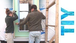 How to Install a Front Door on a Tiny House on Wheels