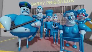 5 باري ضد 3، 4 تحديث سجن باري! جديد مخيف #ScaryObby #roblox