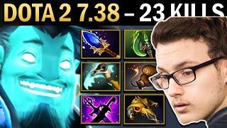 Storm Spirit Gameplay Miracle with 23 Kills and Vyse - Dota 2 7.38