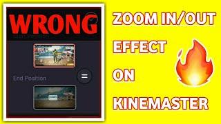 How to make smooth Zoom In/Out Effect on Kinemaster