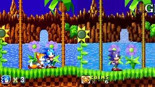 SONIC ORIGINS VS SONIC MANIA Comparison - Sonic The Hedgehog ACT 1 Graphics Comparison