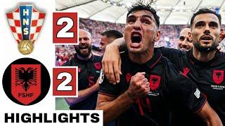 ️Croatia vs Albania (2-2) HIGHLIGHTS: Qazim Laçi, Kramarić & Gjasula GOALS | EURO 2024