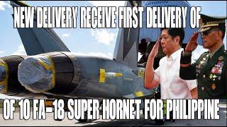 Philippine Air Force New Delivery Receive First Delivery of 10 FA 18 Super Hornet