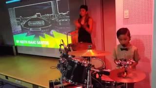 BLINDFOLDED  Lil Drummer Boy - Powerhouse Performance - Keith Santos