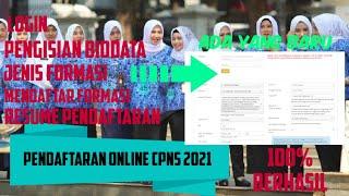 TUTORIAL PENDAFTARAN ONLINE CPNS 2021 | Cara Daftar CPNS 2021 100% Berhasil