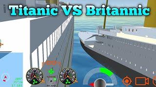 Britannic Vs Titanic | Ship Mooring 3D