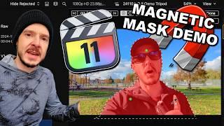 How to Use Final Cut’s Magnetic Mask in 2 Minutes #apple #finalcutpro11 #tutorial #quick #howto