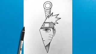 How To Draw Naruto Uzumaki Easy Step By Step | Naruto Drawing Tutorial For Beginners