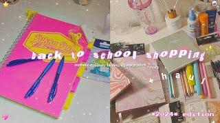 BACK TO SCHOOL SUPPLIES SHOPPING (JUNIOR YEAR) / aesthetic stationery, notebooks +  more ️ *2024*