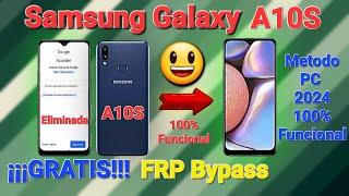 Cómo saltar la cuenta de Google a Samsung Galaxy A10s Gratis /FRP Bypass Galaxy A107M/PC #viral #fyp