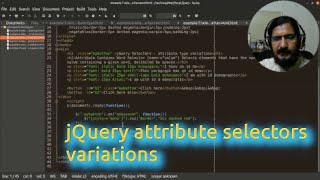 jQuery attribute selectors variations