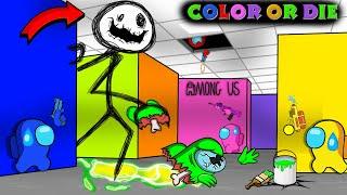 어몽어스 VS Color Die Zombies #2 | AMONG US ANIMATION FUNNY