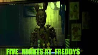 Five Nights At Freddy's 3 "It's Time To Die" (Song Made By:DaGames) with Pictures+Lyrics