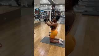 Workout with me  #gym #fitness #blackgirlmagic #fitnessjourney #gymmotivation