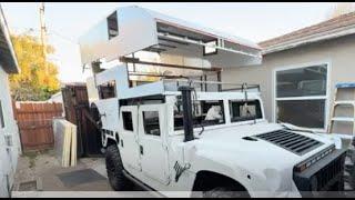 Humvee DIY Camper build day 13