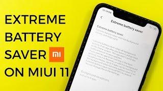 Miui 11 New Extreme Battery Saver Mode On Any Xiaomi Device | Redmi Note 7 Pro