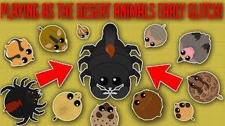 MOPE.IO / HOW TO USE DESERT ANIMALS EARLY GLITCH! / NEW DESERT ANIMALS UPDATE GAMEPLAY! (Mope.io)