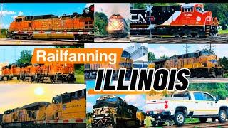 Railfanning Iilinois Train Videos