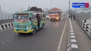 Dense Fog Blankets Jammu as cold wave continues across J&K