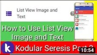 How to use View Image and Text Components in Kodular