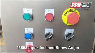 IOPAK Inclined Auger Screw Conveyor with Round Hopper GS-S3/1900 [23598]