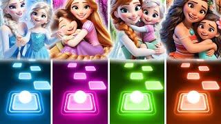 Anna Love Is An Open Door | Rapunzel I See The Light | Elsa Let It Go | Moana How Far I'll Go