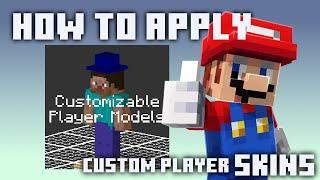 How To Apply Customizable Player Models Skins | Minecraft Customizable Player Model Mod