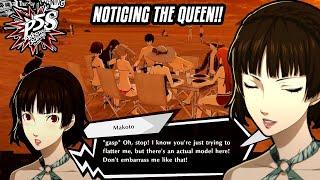 Persona 5 Strikers When Joker Notices Makoto's Beauty!!