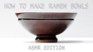 How to Make Handmade Pottery Ramen Bowls — ASMR Edition