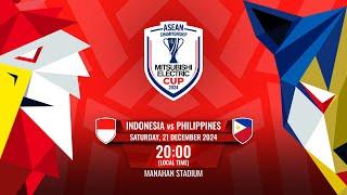 LIVE | Indonesia vs Philippines | #MitsubishiElectricCup 2024 Group Stage