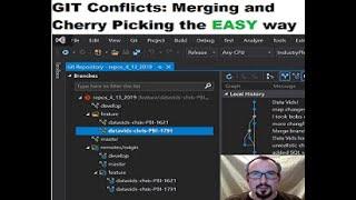 Merge Conflicts and Cherry Pick using Visual Studio (GIT) [March 2021]