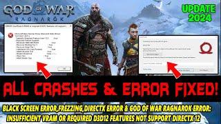 Fix God of War Ragnarok Error: Insufficient VRAM or required D3D12 features not support DirectX 12