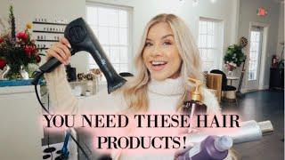 MY FAVORITE HAIR TOOLS AND HAIR CARE PRODUCTS IN AND OUT OF THE SALON!