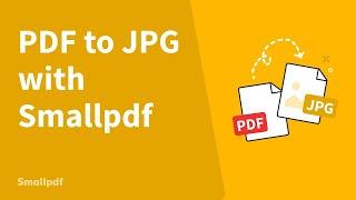 How to Convert PDF to JPG, with Smallpdf