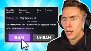 MINIMINTER REACTS TO TWITCH UNBAN REQUESTS