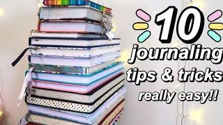 10 journaling tips and tricks (for beginners) - really easy!!