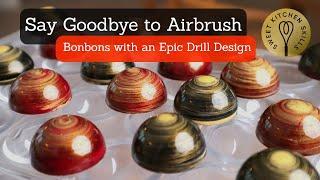 Say Goodbye to Airbrush: Bonbons with an Epic Drill Design