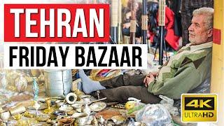 【4K60】TEHRAN Friday Market (Jomeh Bazaar IRAN 2021 )- A Collection of Everything