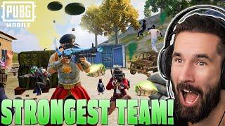 HARD Gameplay! Strong Squad Chasing Wins  PUBG MOBILE