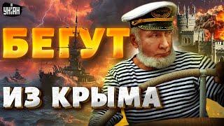 Россияне бегут из Крыма! Флот РФ стал посмешищем: ATACMS наделали шума