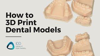 Step-by-Step Guide: How to 3D Print Dental Models with Formlabs 3B+ Printer | iDD