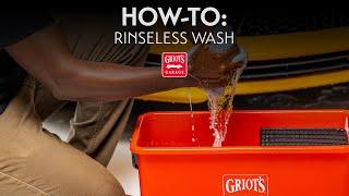 How-to: Rinseless Washing