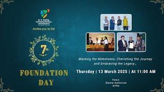 7th FOUNDATION DAY Celebration of D Y Patil International University, Akrudi, Pune