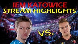 SKADOODLE INSANE 1V4! GLA1VE SAVES THE DAY! IEM KATOWICE STREAM HIGHLIGHTS