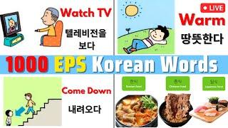 1000 Korean EPS TOPIK words | Improve Vocabulary