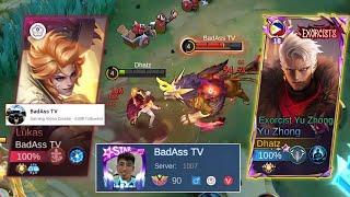 PRO LUKAS USER WITH 600K FOLLOWERS BADASS TV! | YU ZHONG TUTORIAL - MLBB